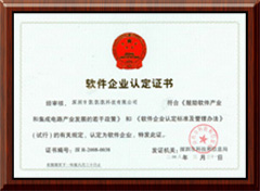 企业软件认定证书